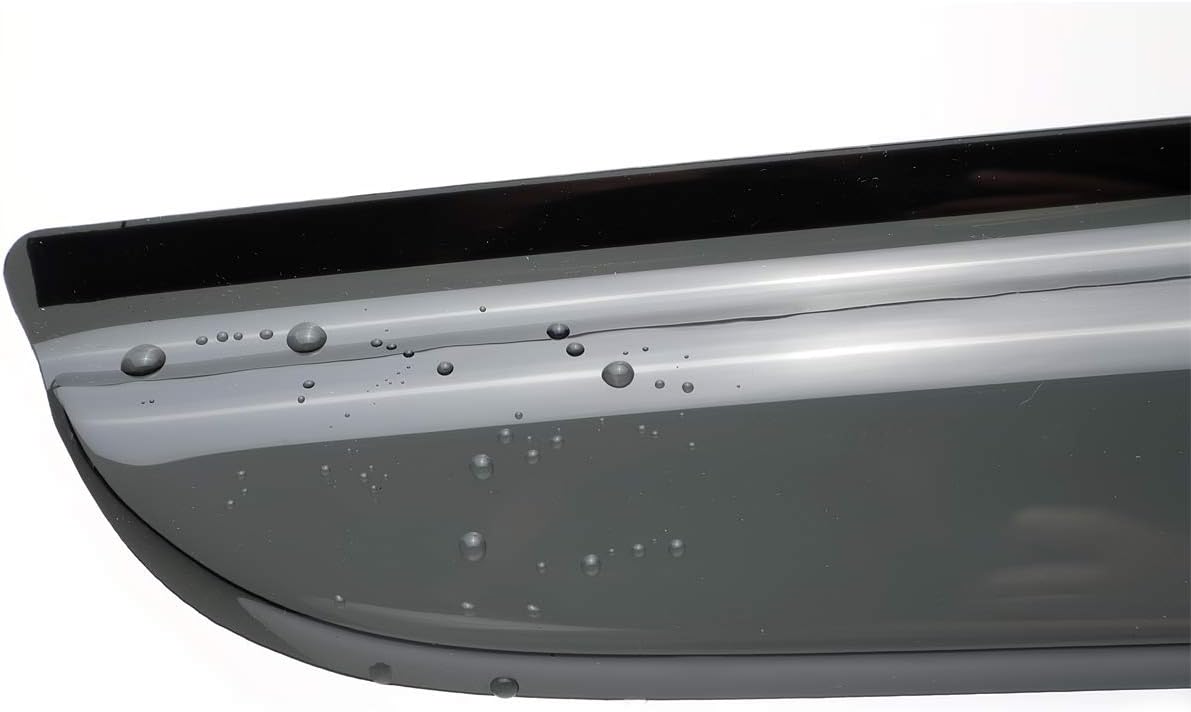 4pcs Outside Mount Style Sun Rain Guard Durable Side Window Wind Deflectors Dark Smoke Vent Window Visors Compatible with 2009-2013 Kia Soul