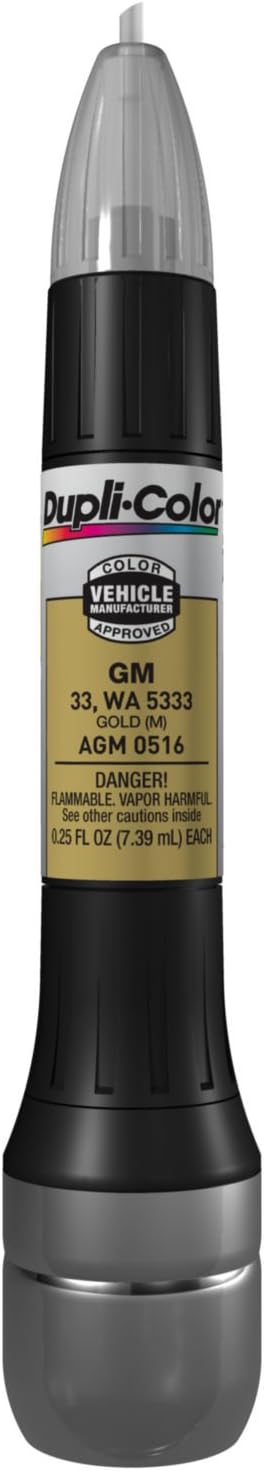 Dupli-Color AGM0516 Scratch Fix All-In-1 Exact-Match Automotive Touch-Up Paint – GM Gold – 0.25 oz. Paint Pen