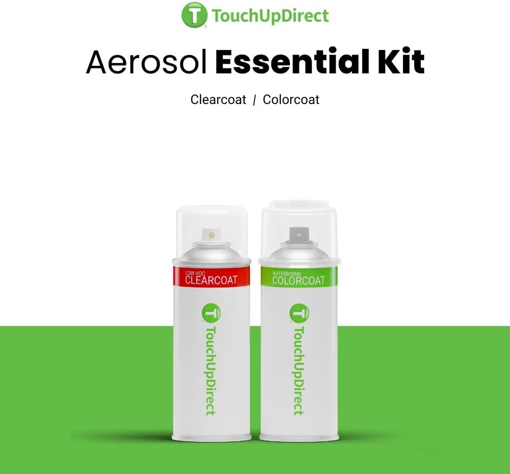 TouchUpDirect 1E7 Silver/Silver Streak Metallic Compatible with Toyota Exact Match Touch Up Paint Aerosol - Essential Kit