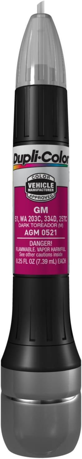 Dupli-Color AGM0521 Scratch Fix All-In-1 Exact-Match Automotive Touch-Up Paint – General Motors Dark Toreador – 0.25 oz. Paint Pen