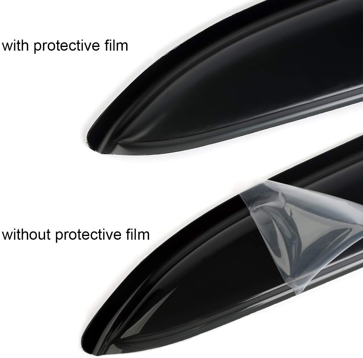 4pcs Original Shatterproof Rainproof Outside Mount Style Side Wind Deflectors for Explorer 20-25,Sun Rain Guards,Nice Looking Vent Window Visors Fit for Ford Explorer 2020-2025 94332
