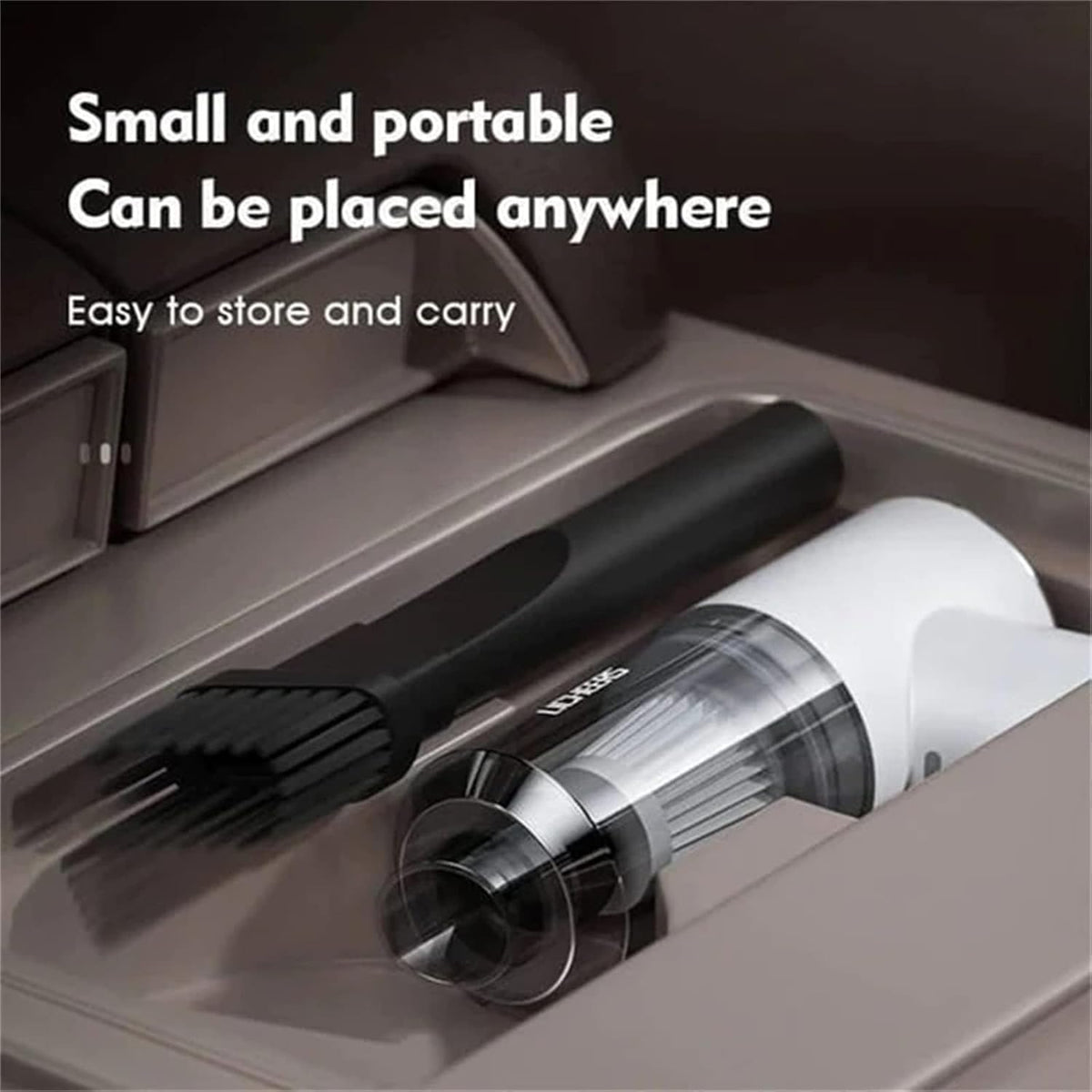 Vortix Smart Car Vacuum/Air Blower,Vortix Electric Air Duster & Vacuum,12000pa High Power Brushless Motor Wireless Handheld Car Vacuum Cleaner with Washable Filter & Storage Bag (Green)