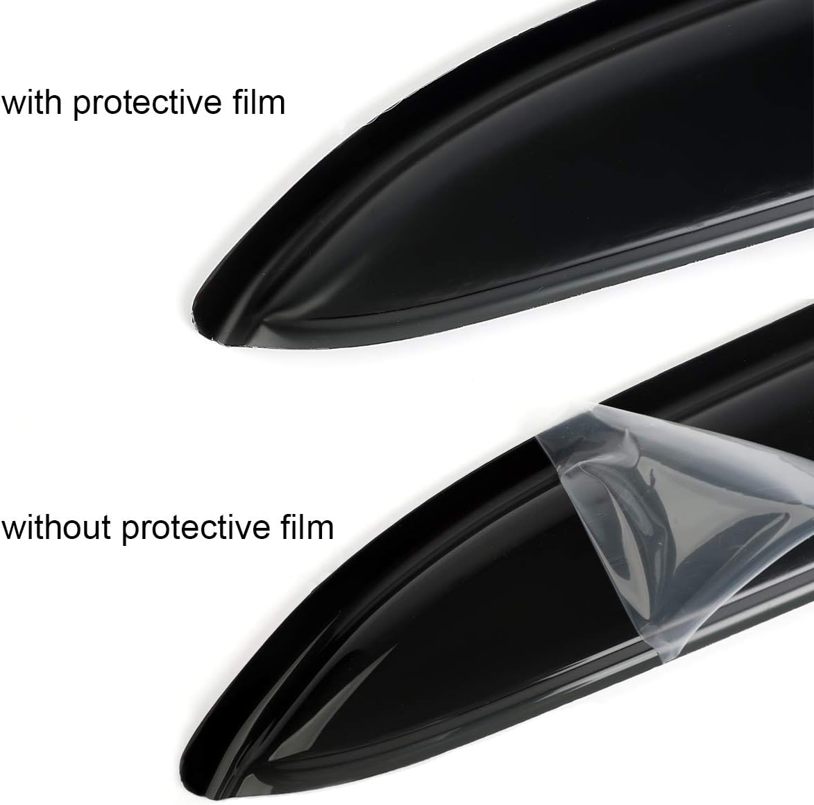 94161 Side Window Wind Deflectors fit for 2009-2017 Chevrolet Traverse,4pcs Outside Mount Style Nice Sun Rain Guards Set,Dark Smoke Window Visor
