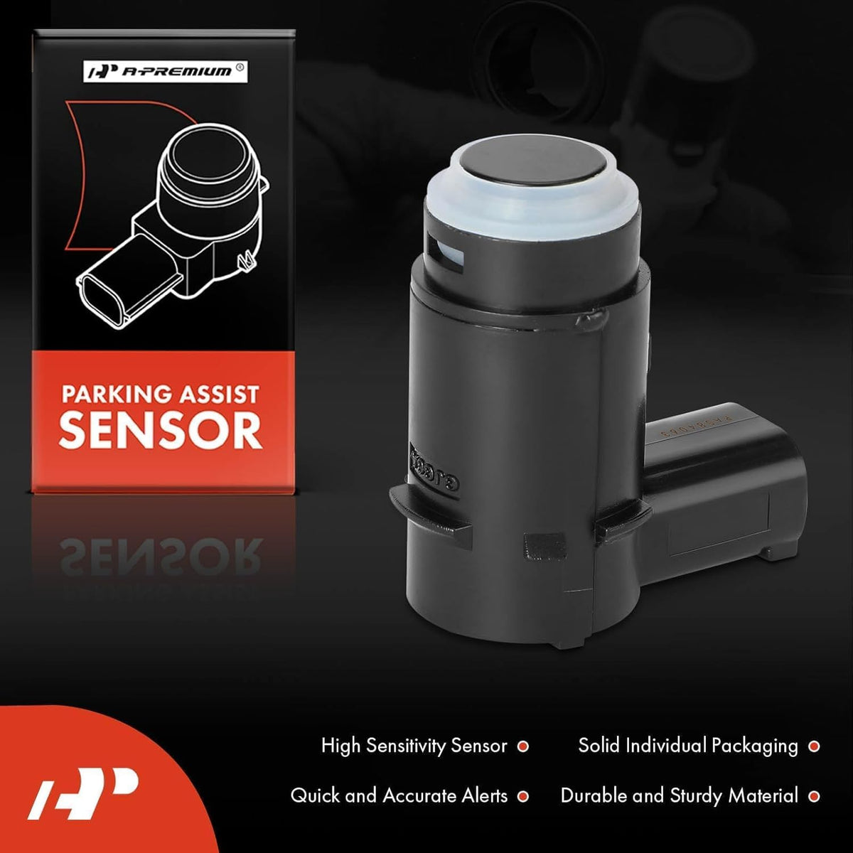 A-Premium Rear PDC Reverse Backup Parking Aid Assist Sensor Compatible with Ford and Lincoln Models - F-150 F150 2009-2014, Mark LT 2010-2014, Replace# 9L3Z-15K859-D