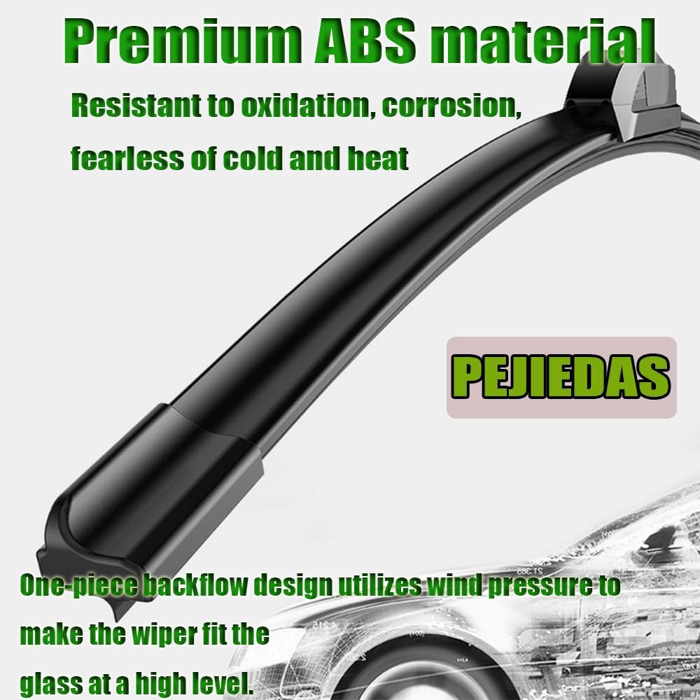 OEM Quality Front Wiper Blades, Replacement for 2009-2018 Toyota Corolla,2013-2021 Toyota RAV4,2007-2018 Honda CR-V, OE Original Style (26 Inch + 16 Inch Front Wiper Blades)