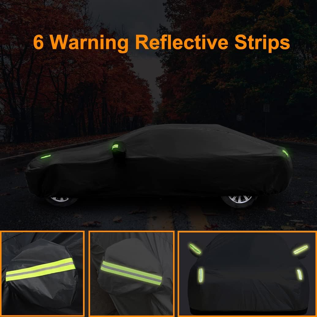 Custom Car Cover Compatible with Mazda MX-5 Miata/RF ND NC NB NA 1989-2025, Waterproof All Weather Car Covers with Cotton Lining for MX-5 MK1 MK2 MK3 MK4, Rain Snow Sun UV Cover for Outdoor