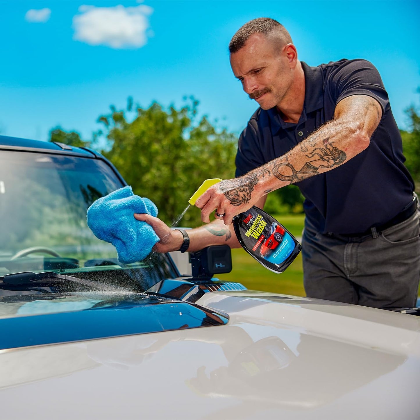 Stoner Car Care 92604-6PK Waterless Wash Car Detailing Spray – Safe, Scratch-Free Formula Quickly Cleans, Shines & Protects Cars, Trucks, Boats, Motorcycles, RVs & More – 22 Fl Oz, Pack of 6