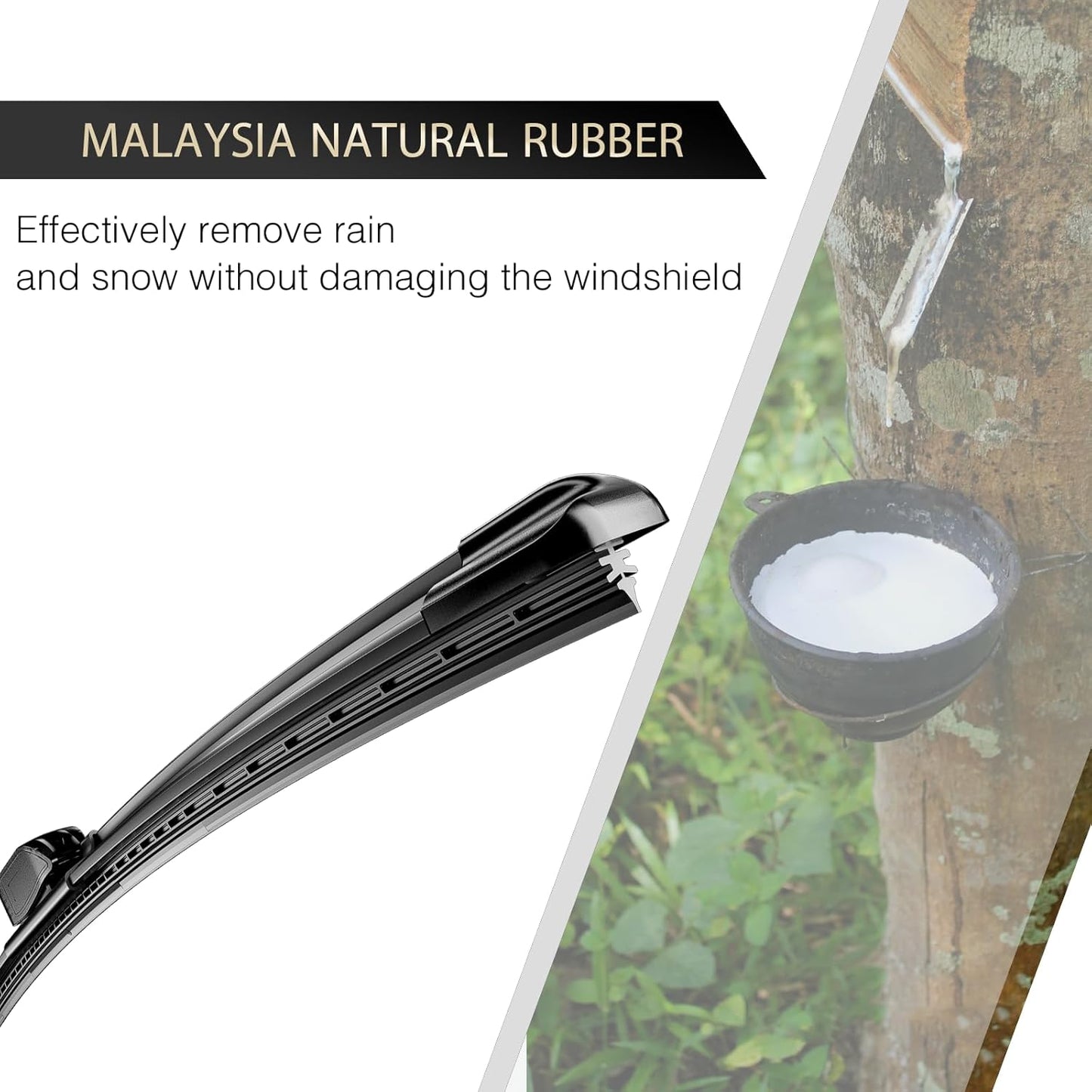 Windshield Wipers, 26"+17" Wiper Blades, Compatible with Subaru Forester 2024-2019, Cadillac SRX 2016-2010, BMW M6 2019-2014 Windshield Wiper Blades, Double Service Life (Set of 4)