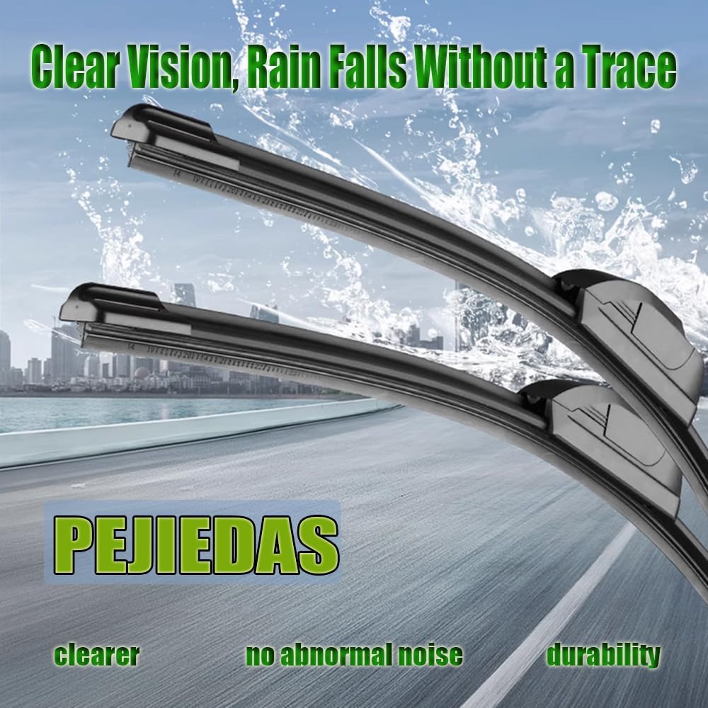 Set of Wiper Blades, Front Wiper + Rear Wiper Blades for Subaru Forester 2012-2018/Subaru Outback 2015-2019 (26 inch + 17 inch + 14 inch Wiper Blades) OE Original Style