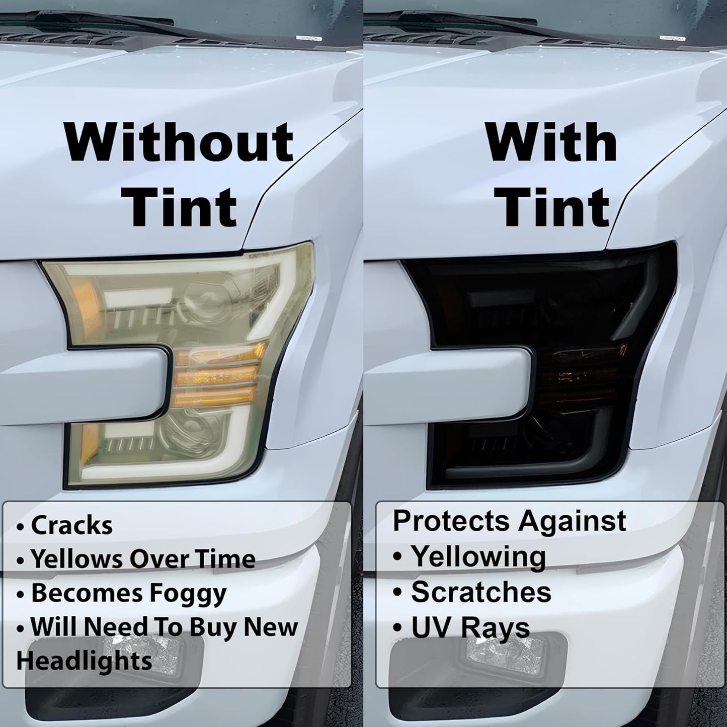 BOGAR TECH DESIGNS Rear Taillight Tail Light Tint Kit PPF Compatible with Mitsubishi Outlander 2022-2025, Dark Smoke
