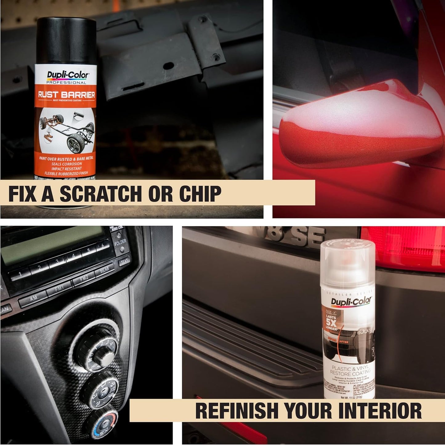 Dupli-Color AFM0344 Scratch Fix All-In-1 Exact-Match Automotive Touch-Up Paint – Ford Toreador Red – 0.25 oz. Paint Pen