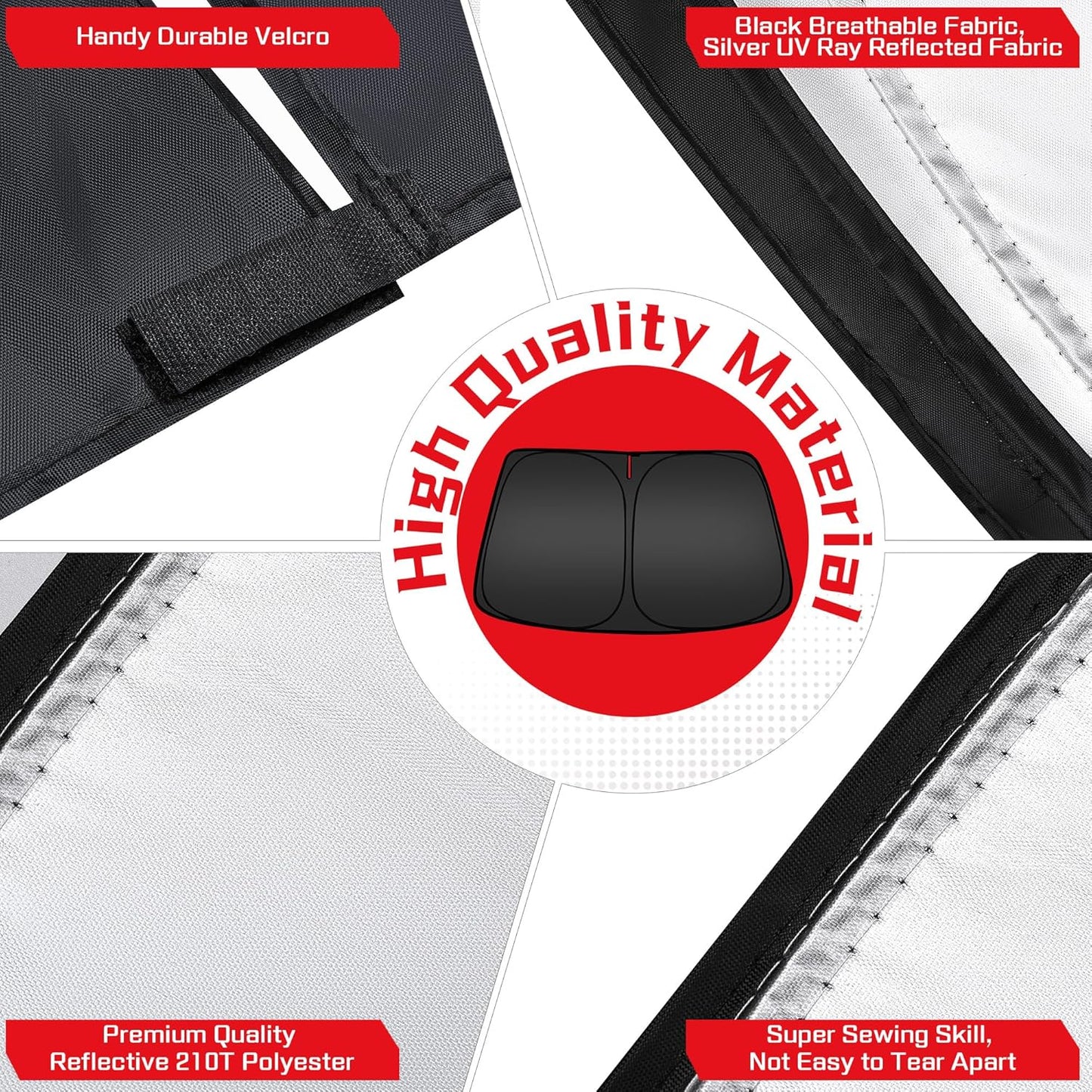 ARISMOTOR Windshield Sun Shade for Toyota Crown 2023-2025, Custom Fit Foldable Front Window Sunshade Sun Visor Protector, Block UV Rays Keep Your Car Cooler